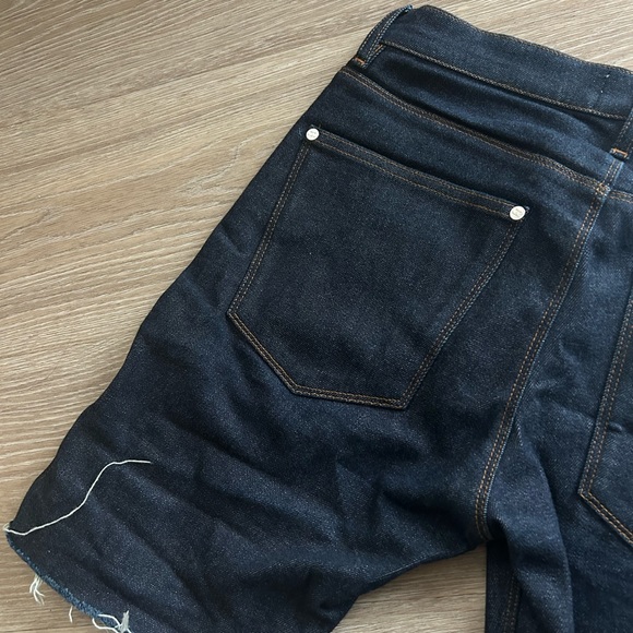 Acne Studios | Max Stretch Raw Jean Shorts | 30/32 | Indigo MAX STR RW - Picture 4 of 8